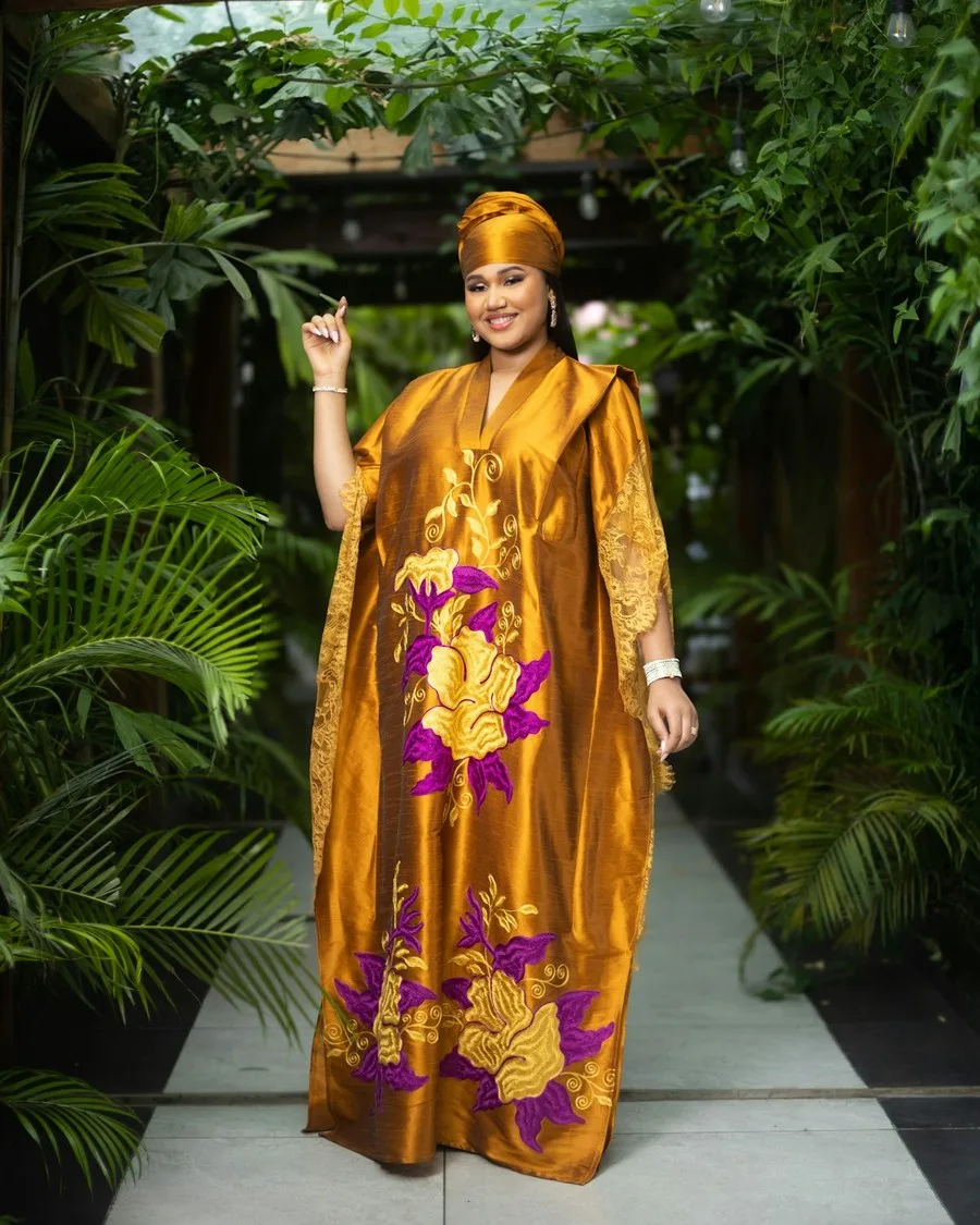 Boubou brodé, Atelier Achta